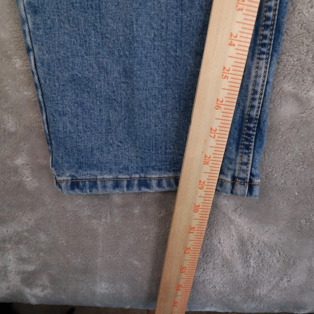 Levi's 550 Relaxed Straight‎ Leg Medium Wash Jeans Blue Men's 36x30 act 36x29